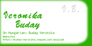 veronika buday business card